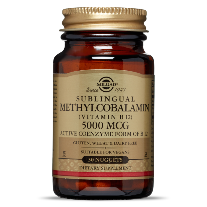 Solgar Methylcobalamin (Vitamin B12) 5000 мкг, 60 таб.